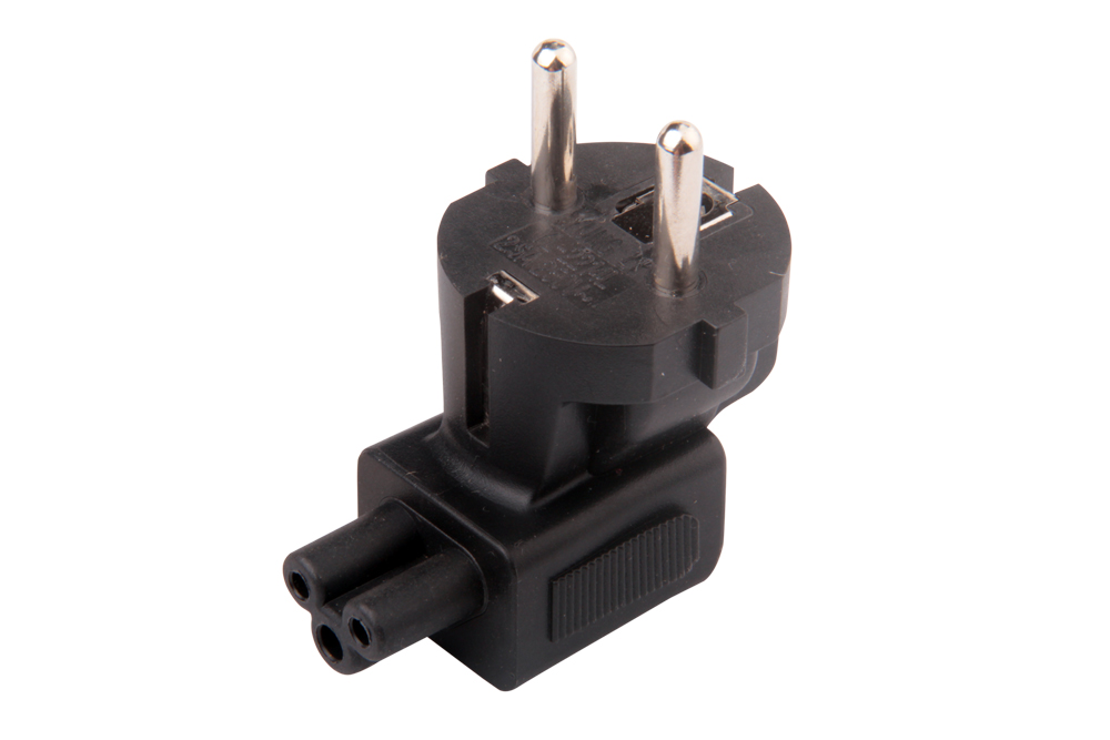 IEC C5 Angled to Europe Adapter (YL-2214L)