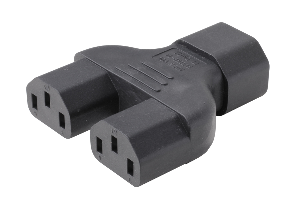 IEC C13x2 to C14 Adapter (YL-321212)