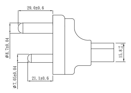 IEC C13 to South Africa/India Adapter (YL-8012)