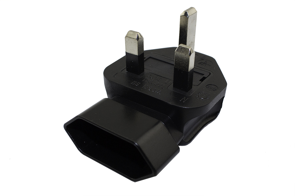 Europe Angled to UK Adapter (YL-6022L)